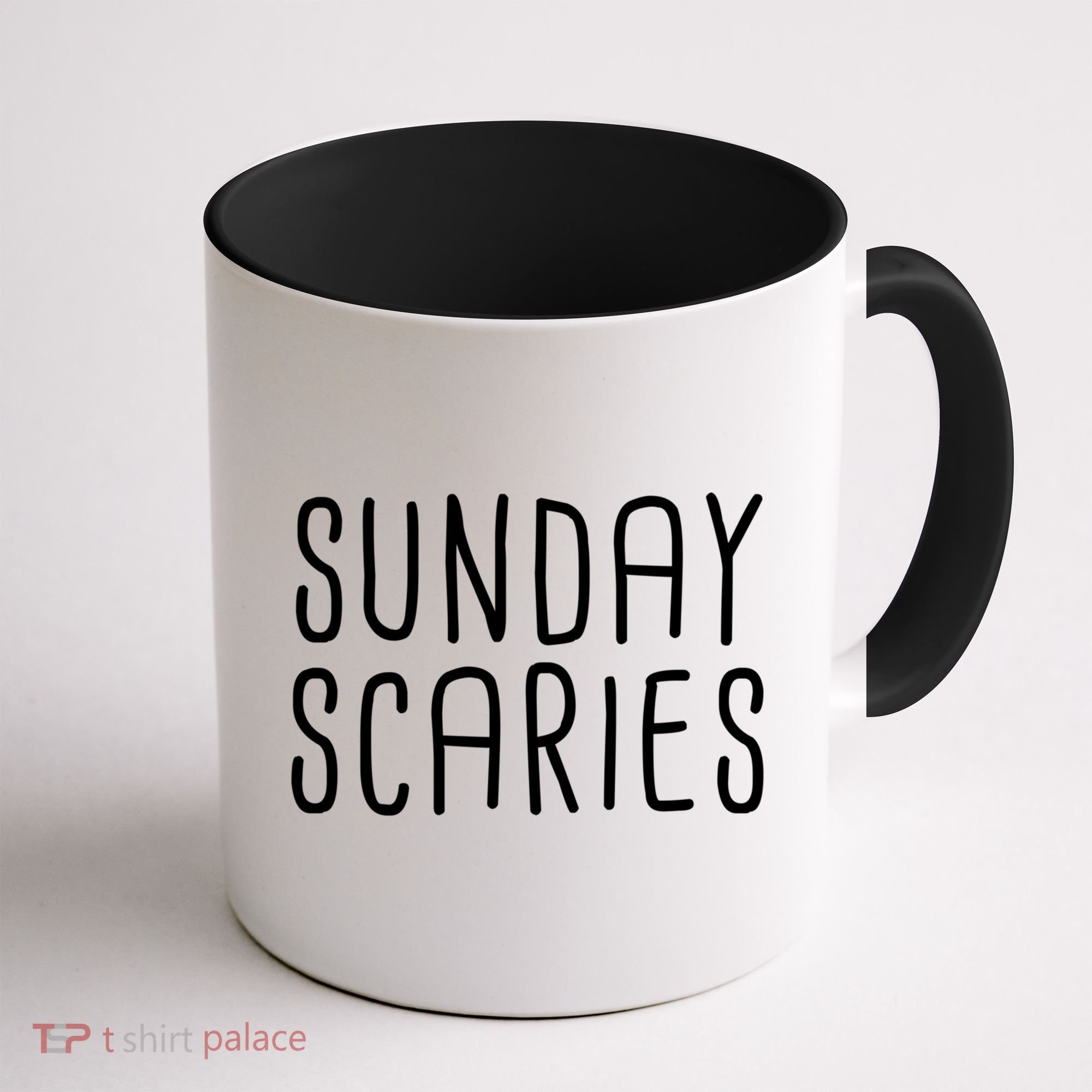 Sunday Scaries Funny Lazy Meme Dreading Monday Sad Mood Gift Coffee Mug