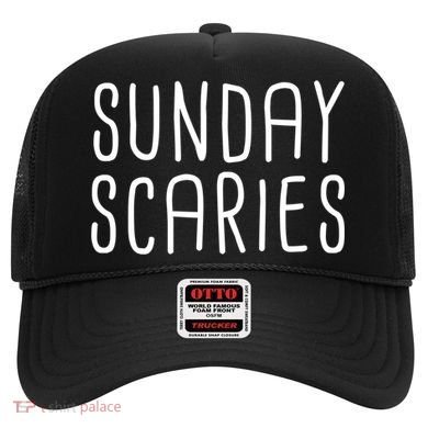 Sunday Scaries Funny Lazy Meme Dreading Monday Sad Mood Gift Hat