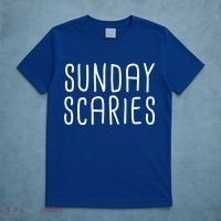 Sunday Scaries Funny Lazy Meme Dreading Monday Sad Mood Gift T-Shirt thumb 5