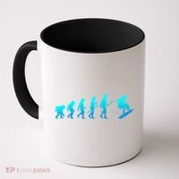 Skimboarding Skimboard Funny Evolution Beach Surfing Great Gift Coffee Mug thumb 0