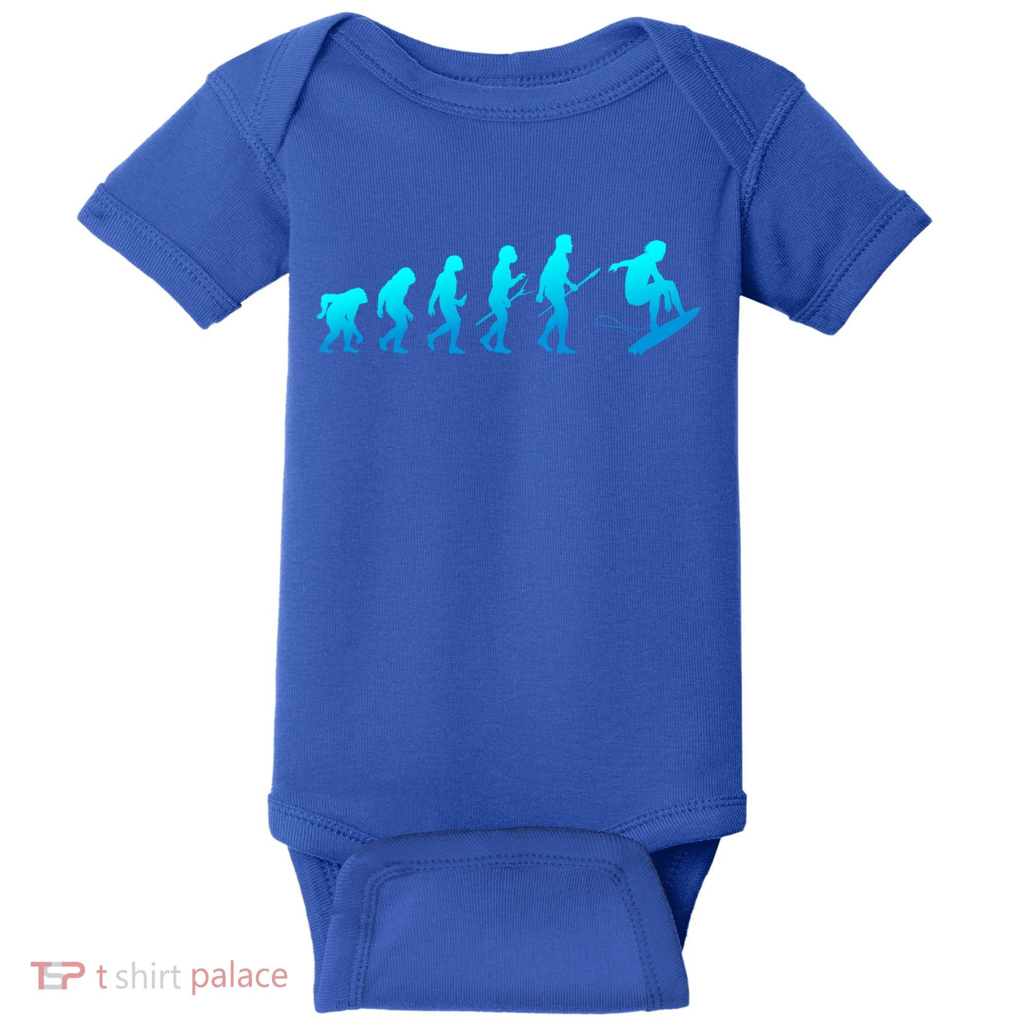 Skimboarding Skimboard Funny Evolution Beach Surfing Great Gift Baby Bodysuit