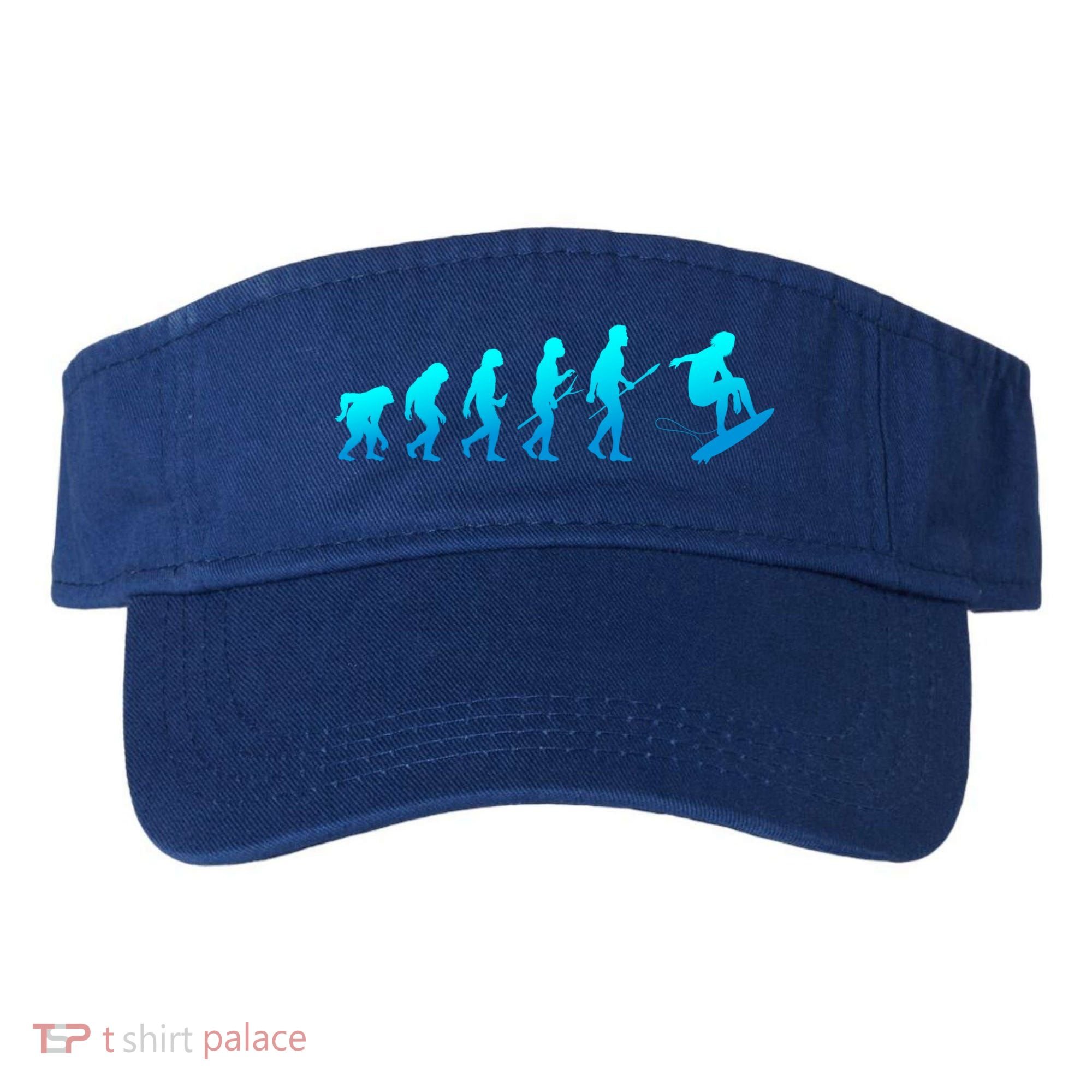 Skimboarding Skimboard Funny Evolution Beach Surfing Great Gift Visor