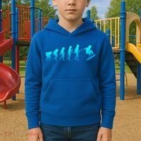 Skimboarding Skimboard Funny Evolution Beach Surfing Great Gift Kids Hoodie thumb 2
