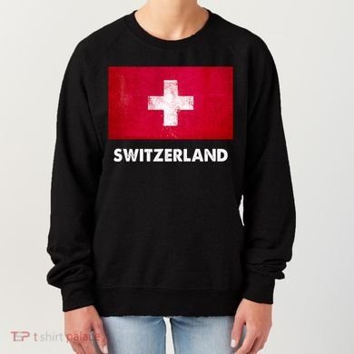Swiss Switzerland Flag Cute Gift Women's Sweatshirt
