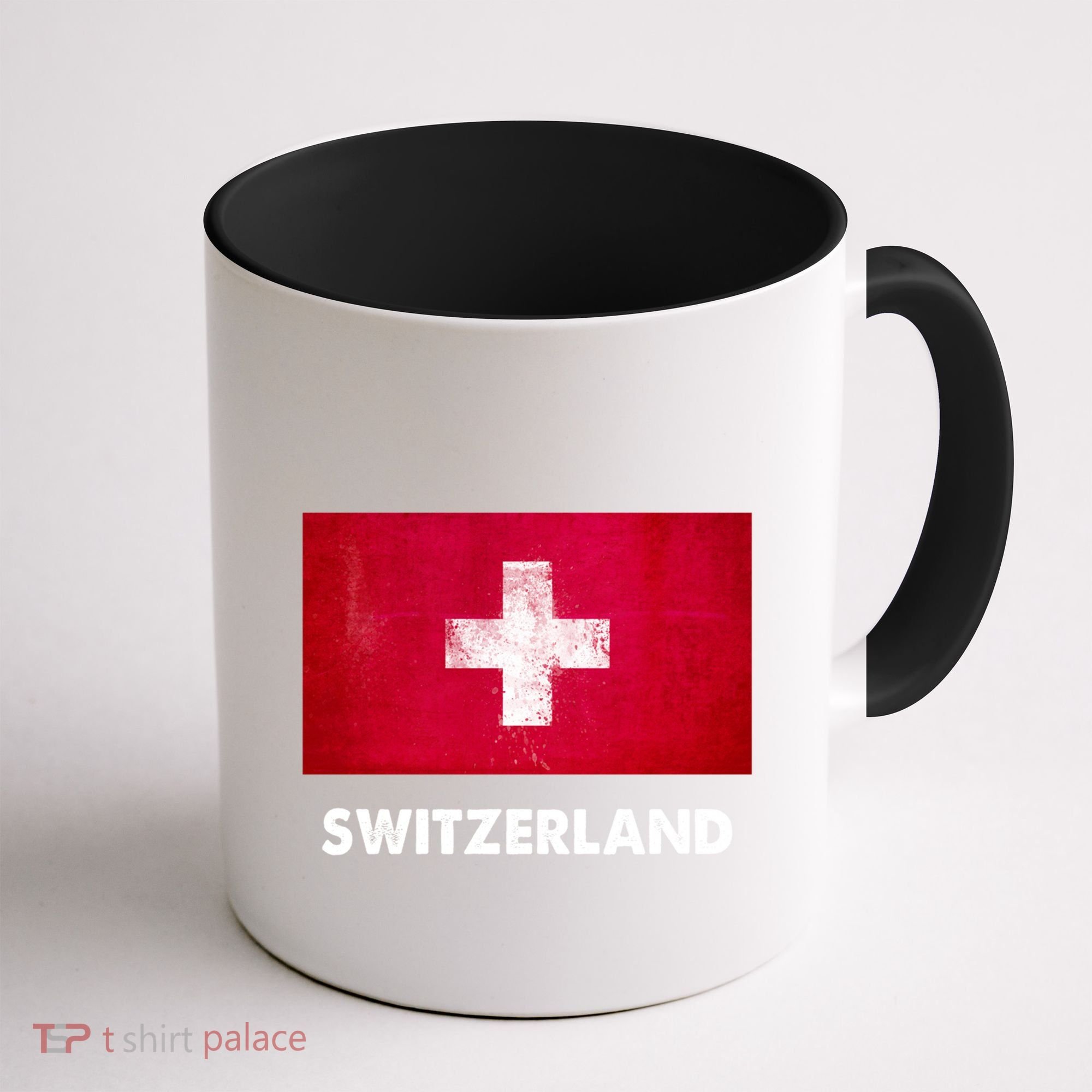 Swiss Switzerland Flag Cute Gift Coffee Mug