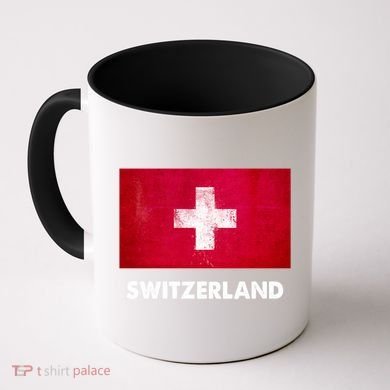 Swiss Switzerland Flag Cute Gift Coffee Mug
