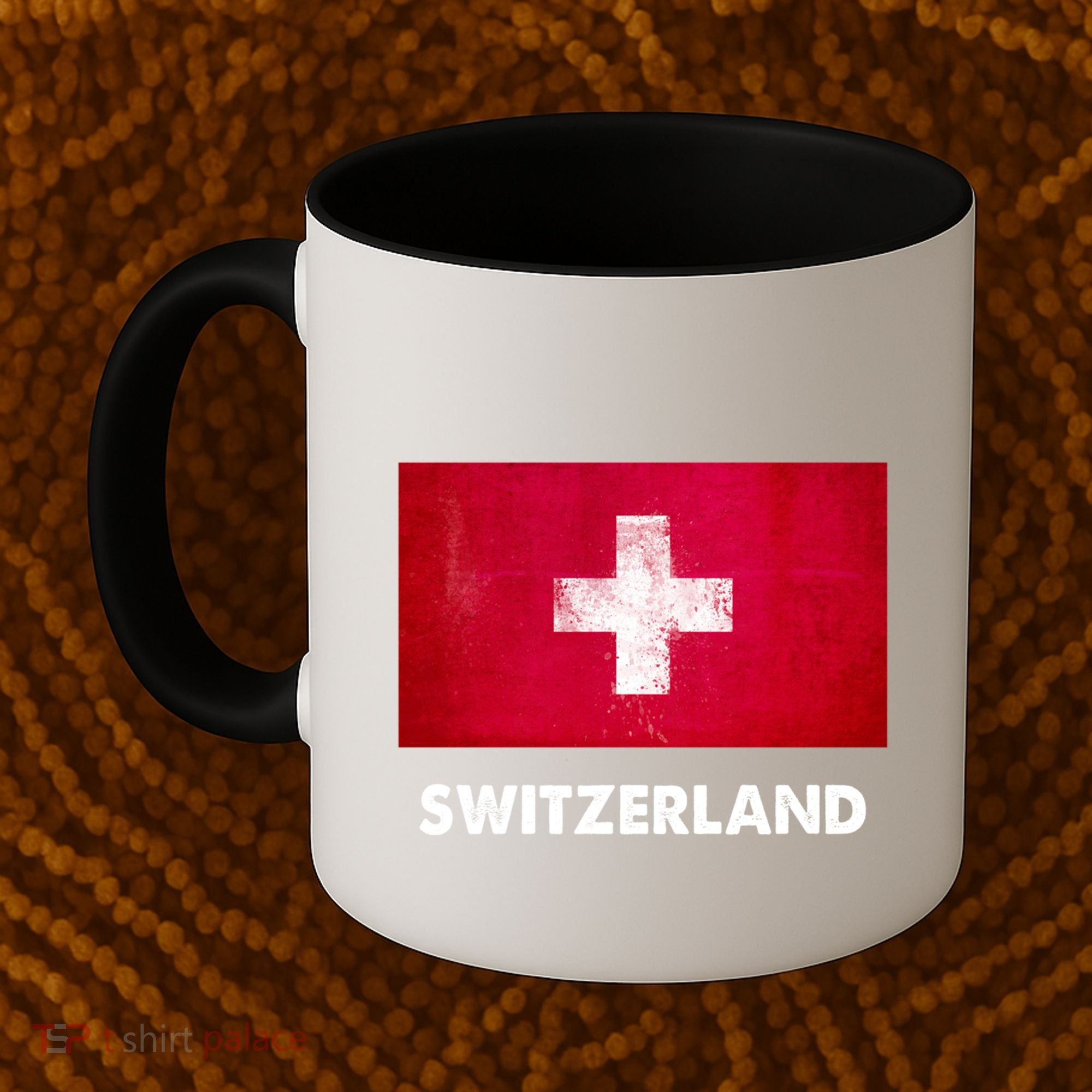 Swiss Switzerland Flag Cute Gift Coffee Mug