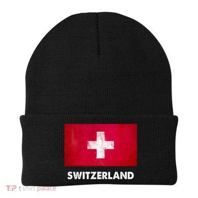 Swiss Switzerland Flag Cute Gift Beanie