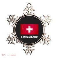 Swiss Switzerland Flag Cute Gift Ornament thumb 0
