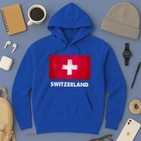 Swiss Switzerland Flag Cute Gift Hoodie thumb 3