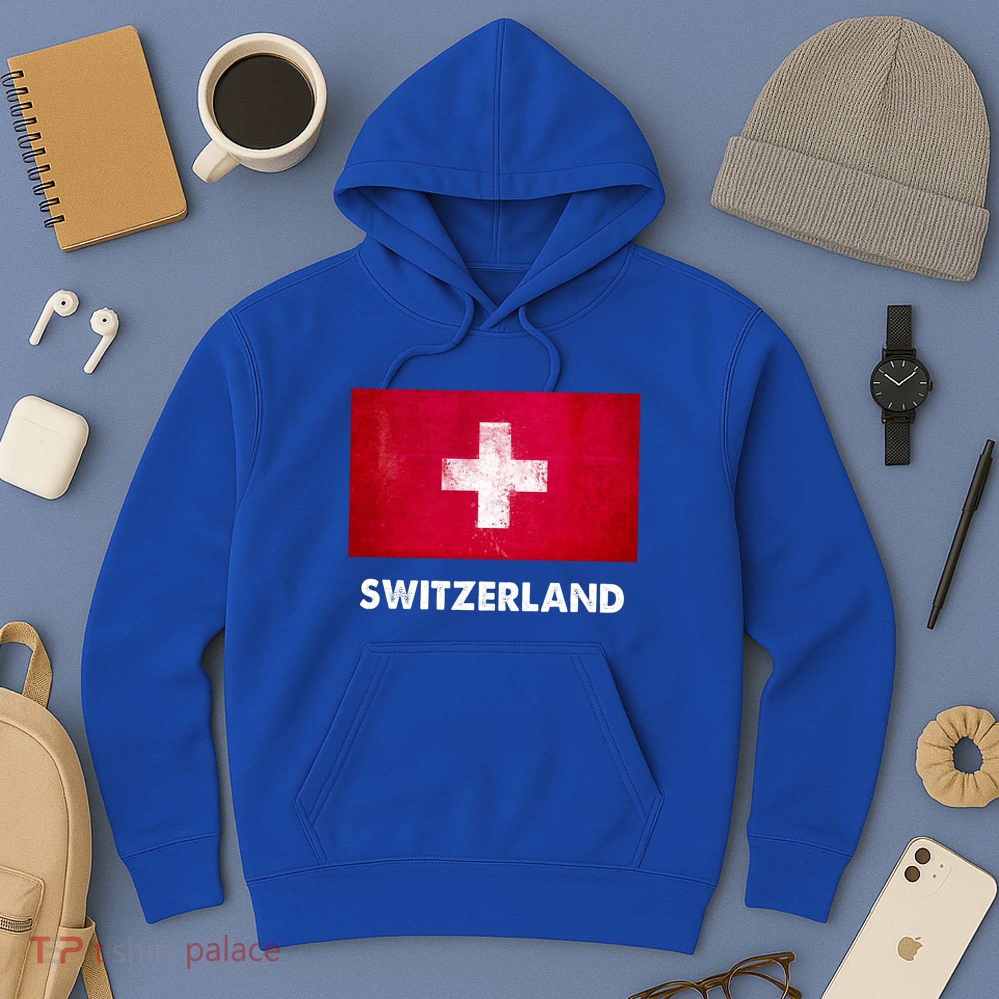 Swiss Switzerland Flag Cute Gift Hoodie