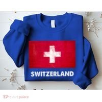 Swiss Switzerland Flag Cute Gift Sweatshirt thumb 2
