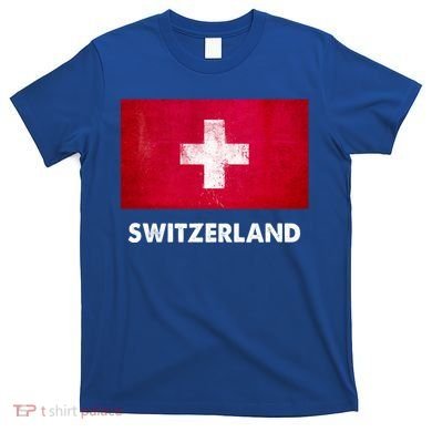 Swiss Switzerland Flag Cute Gift T-Shirt