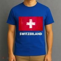 Swiss Switzerland Flag Cute Gift T-Shirt thumb 3