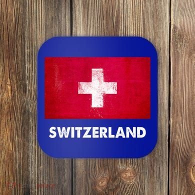 Swiss Switzerland Flag Cute Gift Coaster