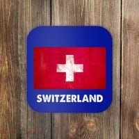 Swiss Switzerland Flag Cute Gift Coaster thumb 0