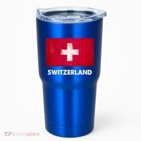 Swiss Switzerland Flag Cute Gift Tumbler thumb 0