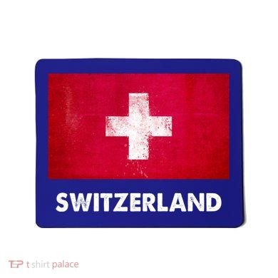 Swiss Switzerland Flag Cute Gift Mousepad