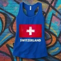 Swiss Switzerland Flag Cute Gift Women's Tank Top thumb 3