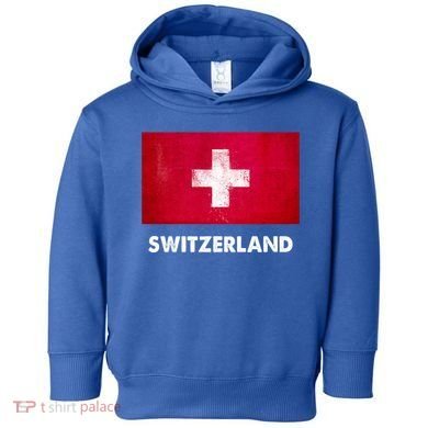 Swiss Switzerland Flag Cute Gift Toddler Hoodie