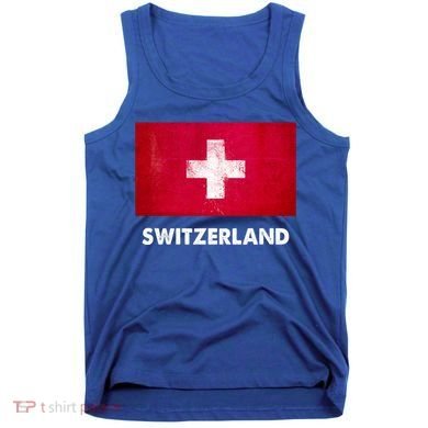 Swiss Switzerland Flag Cute Gift Tank Top
