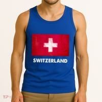 Swiss Switzerland Flag Cute Gift Tank Top thumb 3