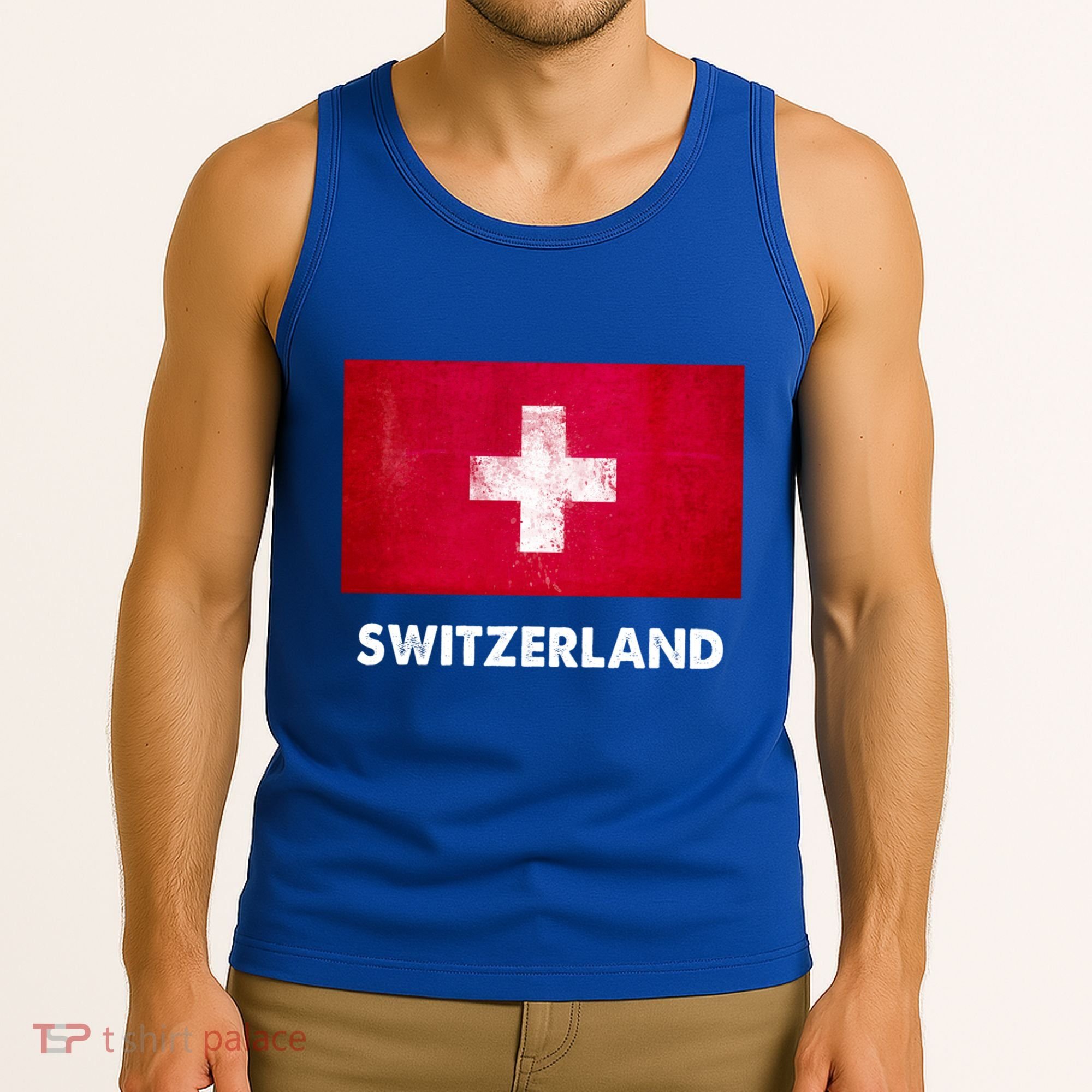 Swiss Switzerland Flag Cute Gift Tank Top