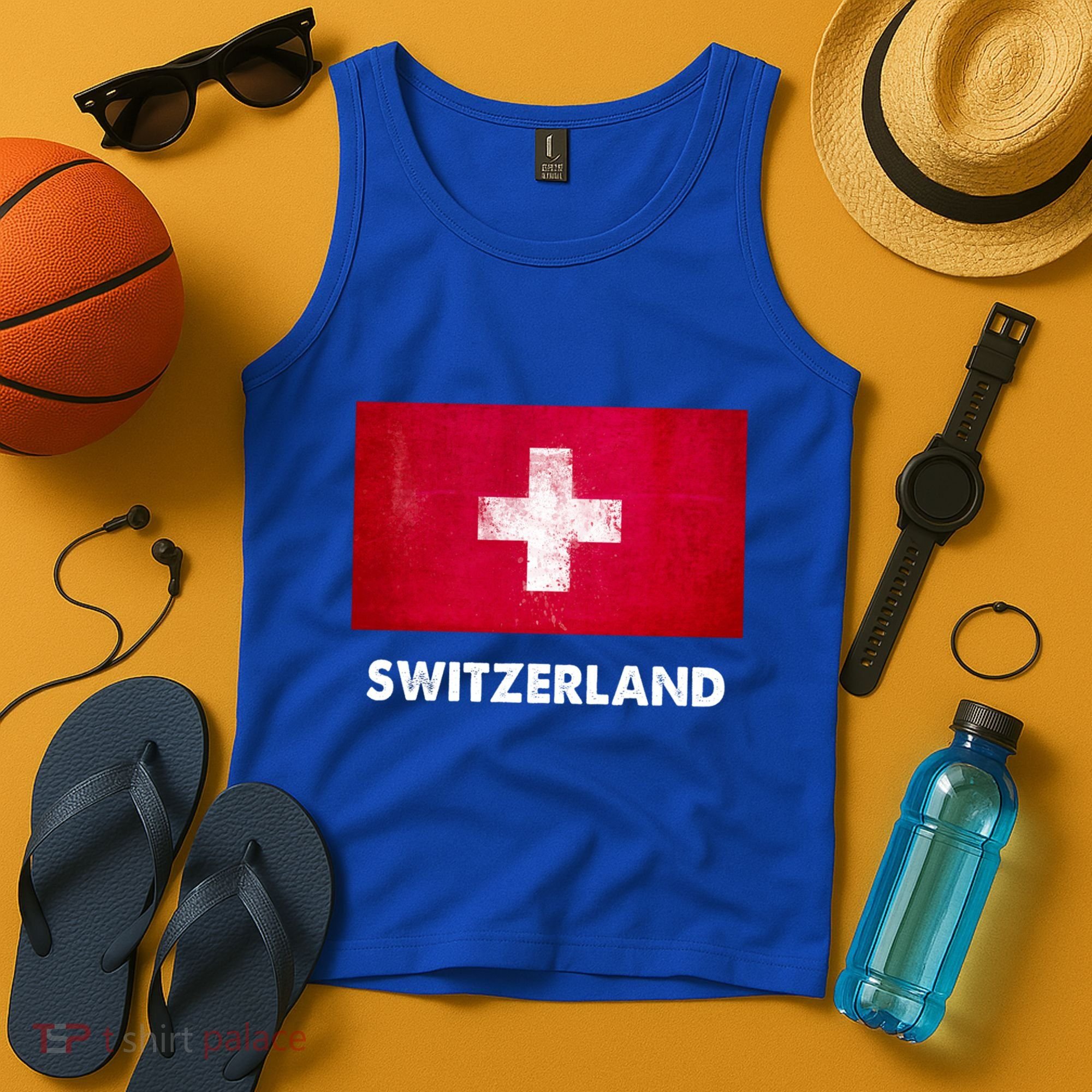 Swiss Switzerland Flag Cute Gift Tank Top
