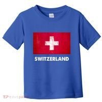 Swiss Switzerland Flag Cute Gift Toddler T-Shirt thumb 0