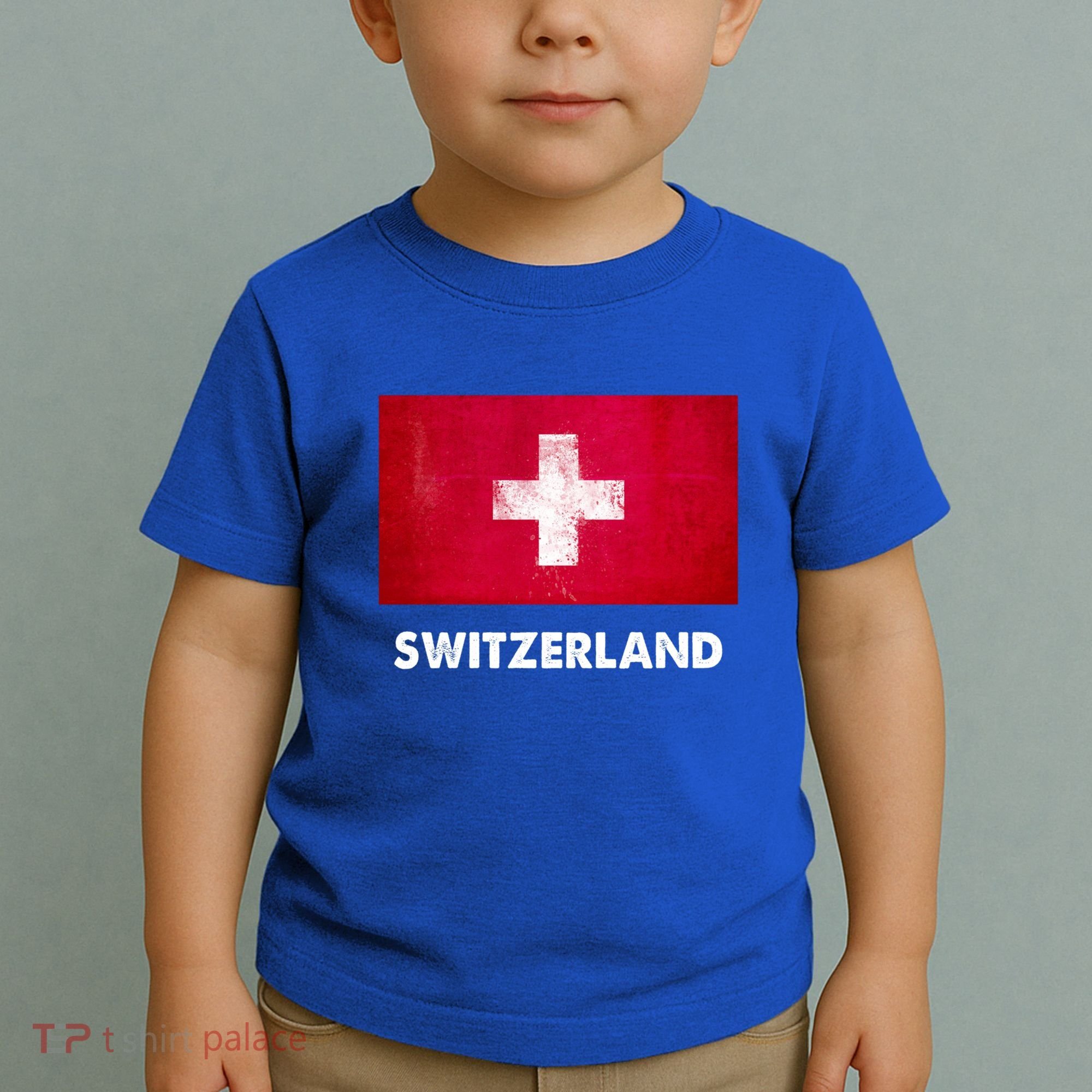 Swiss Switzerland Flag Cute Gift Toddler T-Shirt