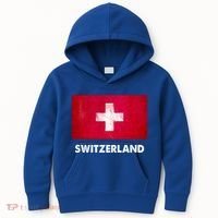 Swiss Switzerland Flag Cute Gift Kids Hoodie thumb 0