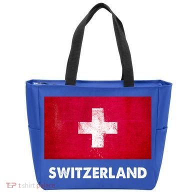 Swiss Switzerland Flag Cute Gift Tote Bag