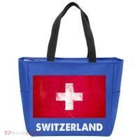 Swiss Switzerland Flag Cute Gift Tote Bag thumb 0