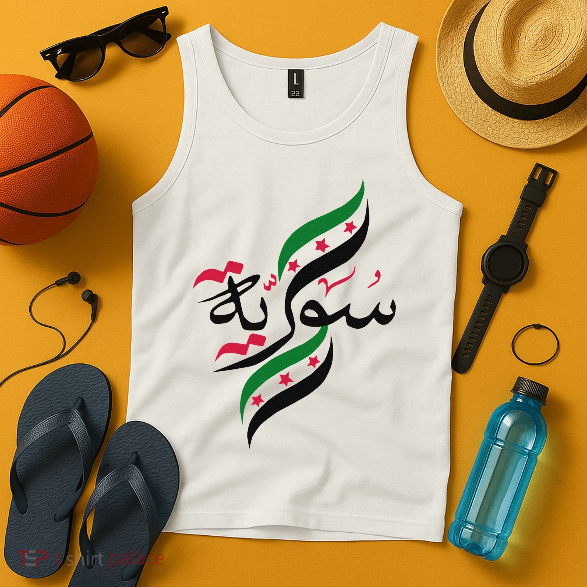 SyriaFree Syria FlagSyrian. Tank Top