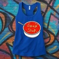 Soup Slut Funny Soup  Saying  Women's Tank Top thumb 3
