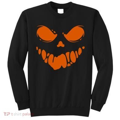 Scary Spooky Face Halloween Gift Sweatshirt