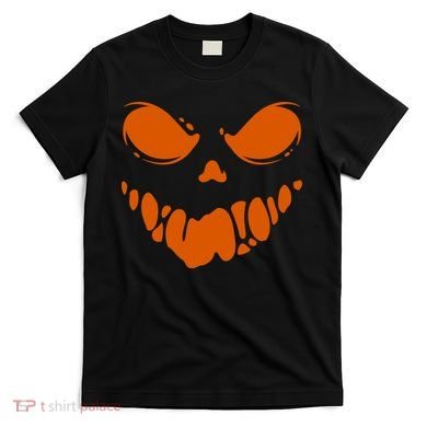 Scary Spooky Face Halloween Gift T-Shirt