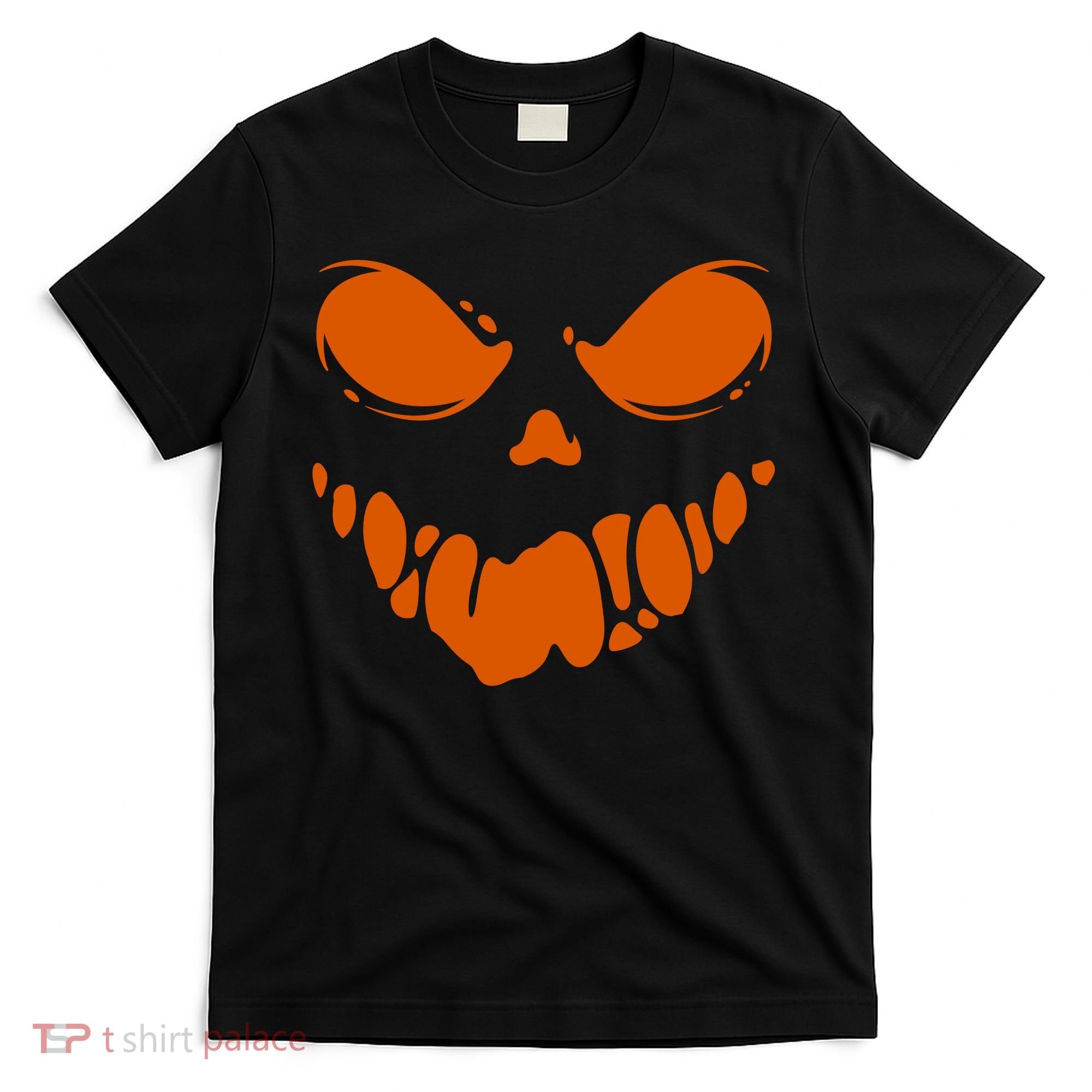 Scary Spooky Face Halloween Gift T-Shirt