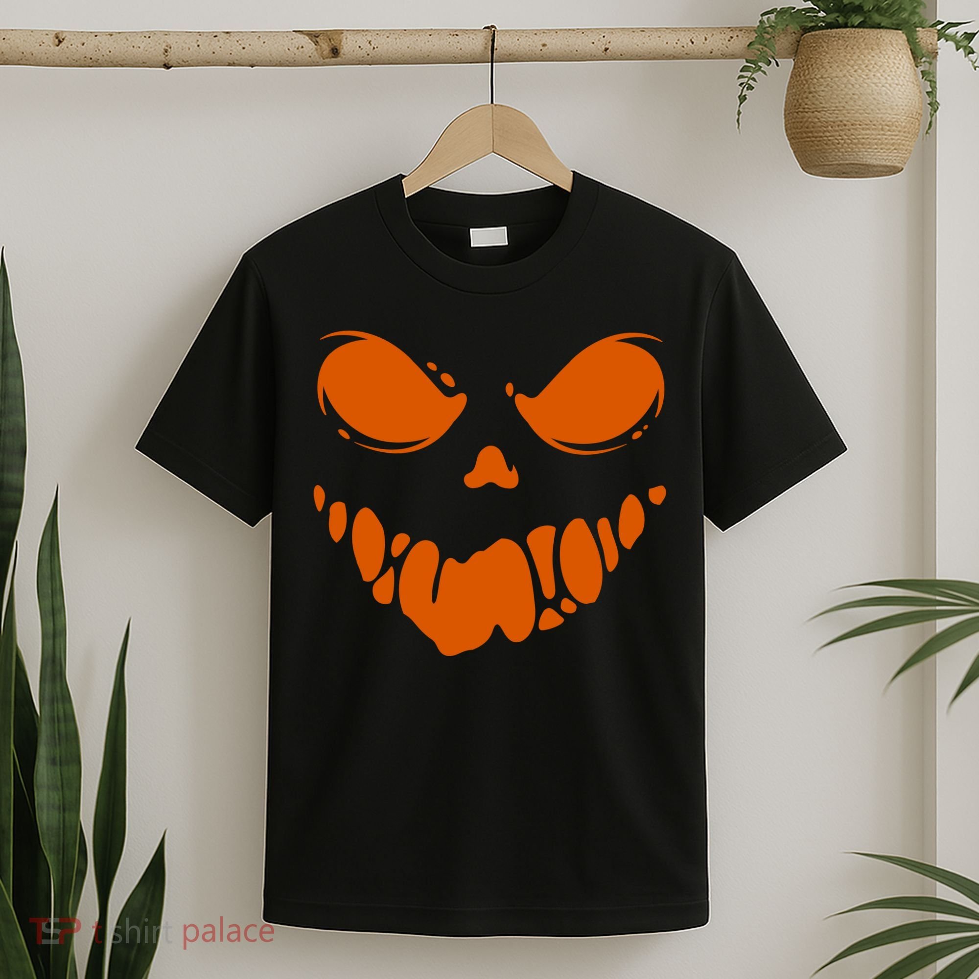 Scary Spooky Face Halloween Gift T-Shirt
