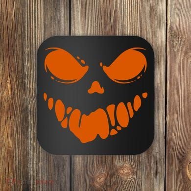 Scary Spooky Face Halloween Gift Coaster
