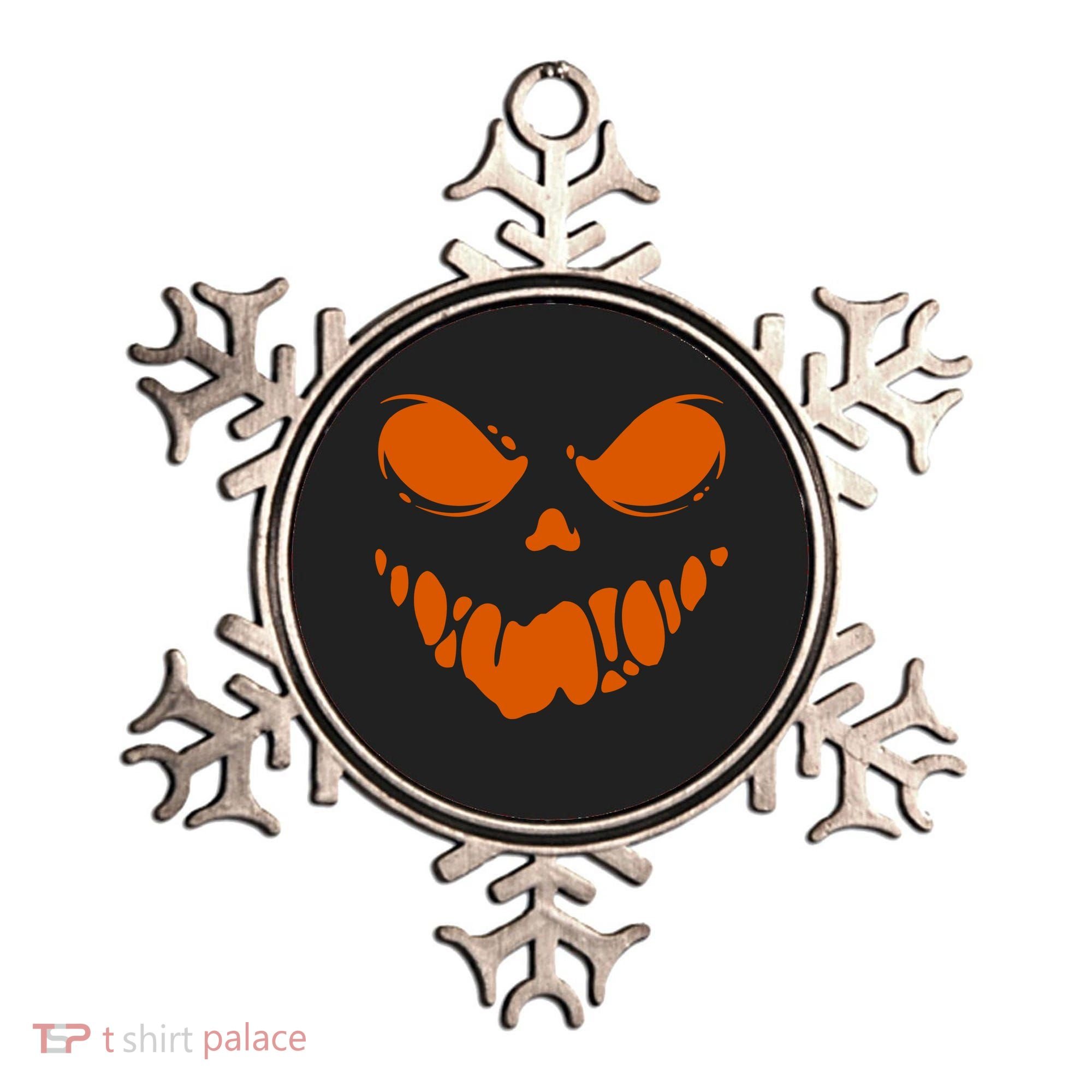 Scary Spooky Face Halloween Gift Ornament
