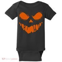 Scary Spooky Face Halloween Gift Baby Bodysuit thumb 0