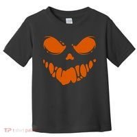 Scary Spooky Face Halloween Gift Toddler T-Shirt thumb 0
