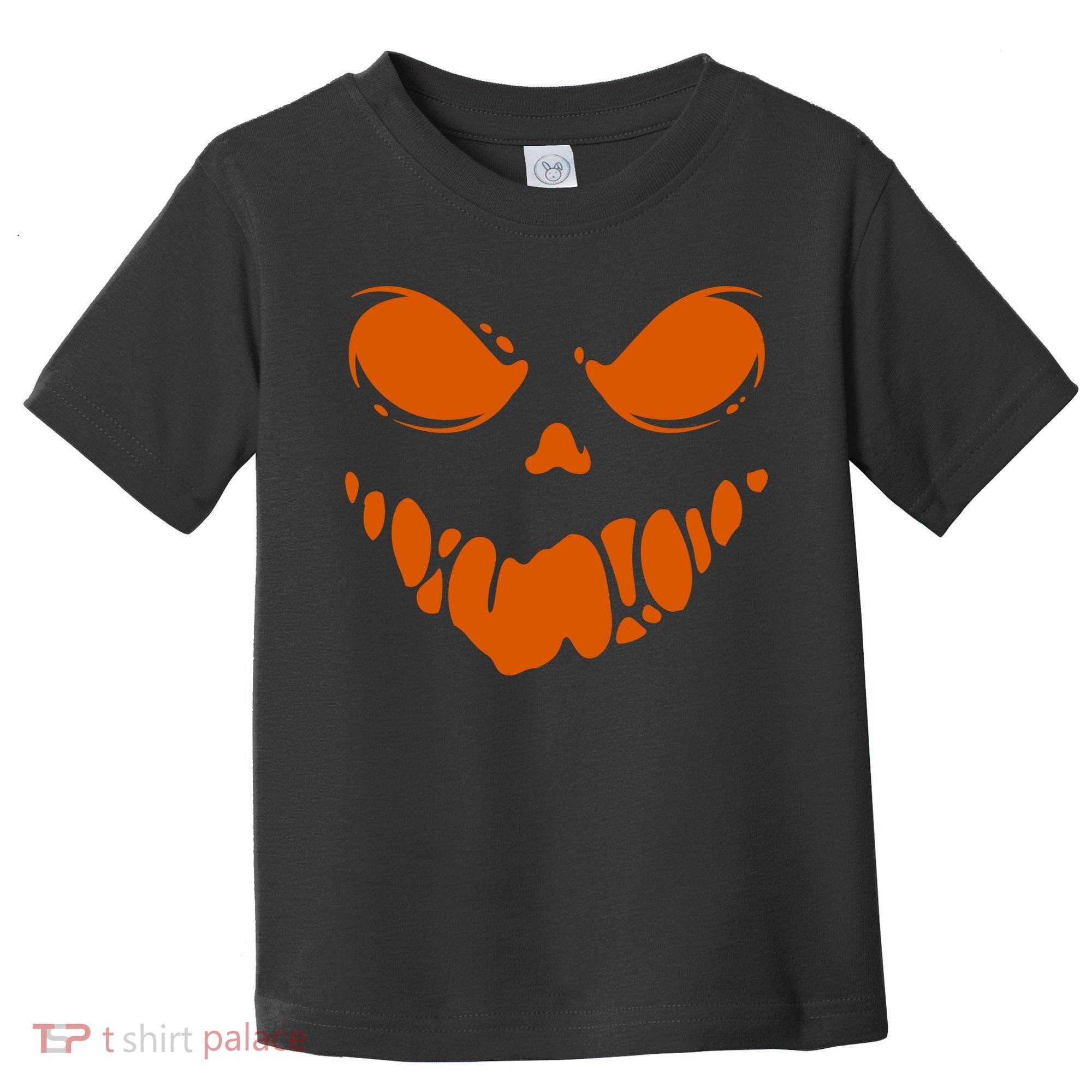 Scary Spooky Face Halloween Gift Toddler T-Shirt
