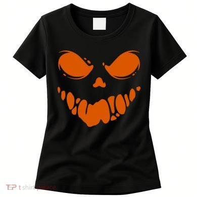 Scary Spooky Face Halloween Gift Women's T-Shirt