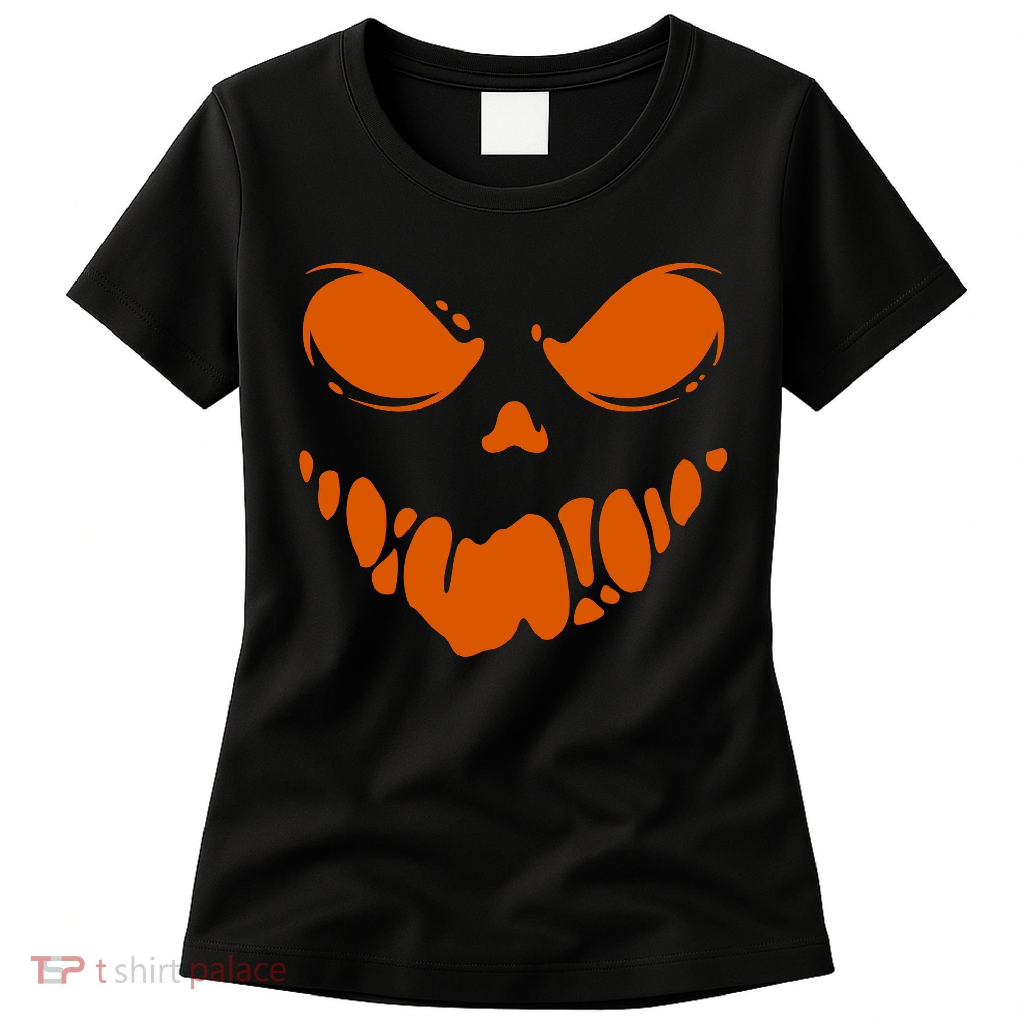 Scary Spooky Face Halloween Gift Women's T-Shirt