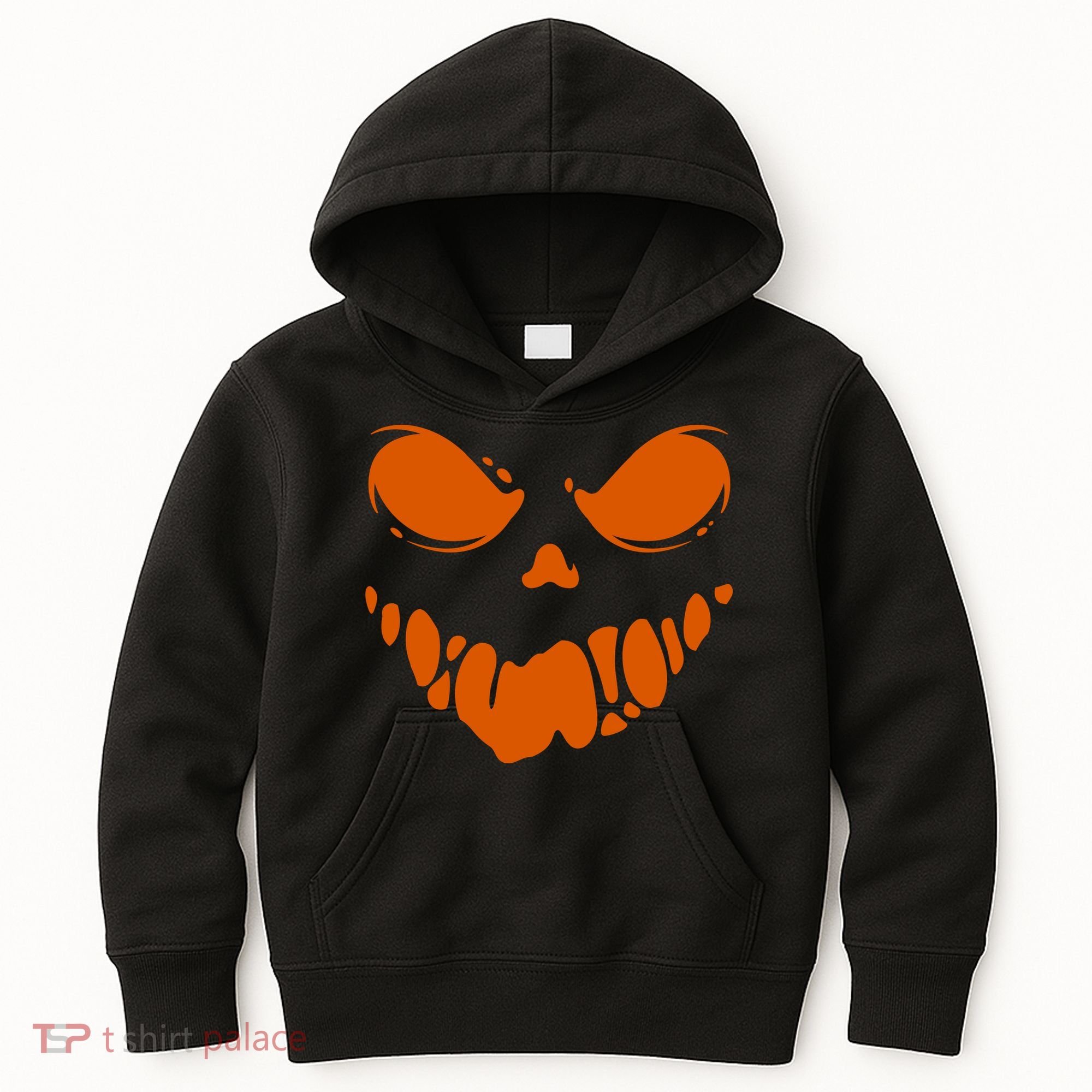 Scary Spooky Face Halloween Gift Kids Hoodie