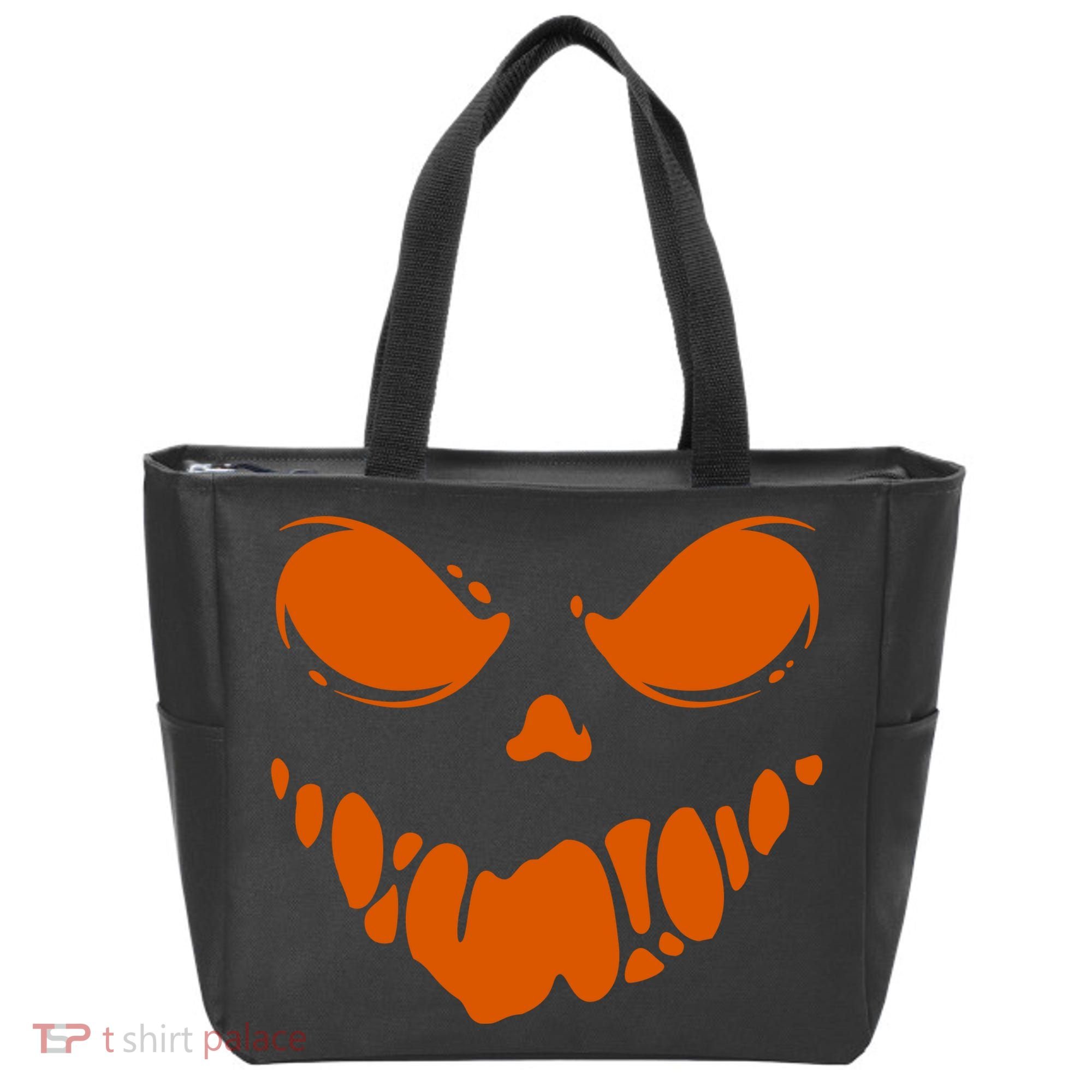 Scary Spooky Face Halloween Gift Tote Bag