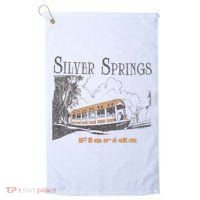 Silver Springs Florida Golf Towel thumb 0