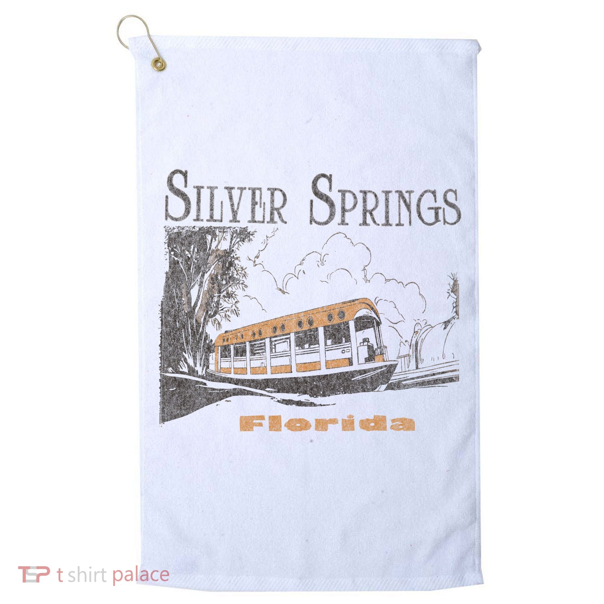 Silver Springs Florida Golf Towel